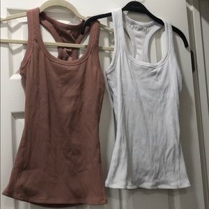 Alo Yoga built in bra workout tanks